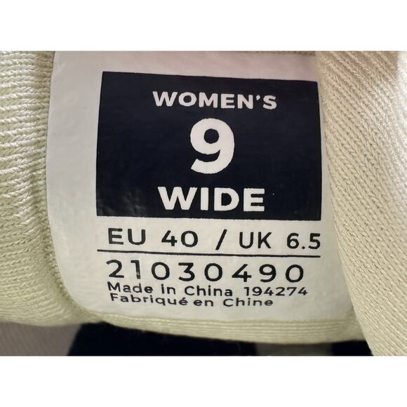 Women's Kuru Flex Via Gray/Yellow Walking Shoes Sz 9 Wide EUC! Athletic Gym - Picture 9 of 9